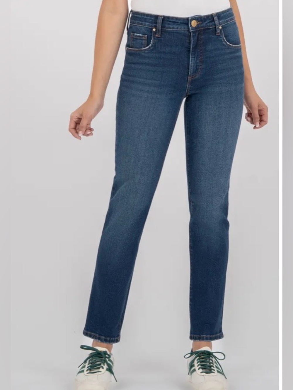 Kut from the Kloth / Dark Blue Straight-Leg Jeans